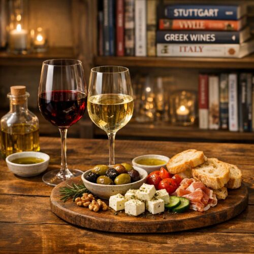 Weinabend zu zweit in Stuttgart: Griechische Weine für ein stilvolles Date